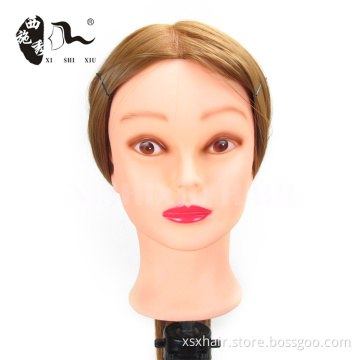 female natural hair hairdressing training mannequins head